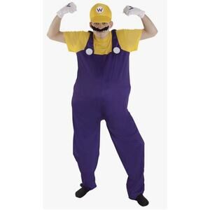 Morph Adult Yellow Plumber Costume Men’s Size Large Unused No Packaging